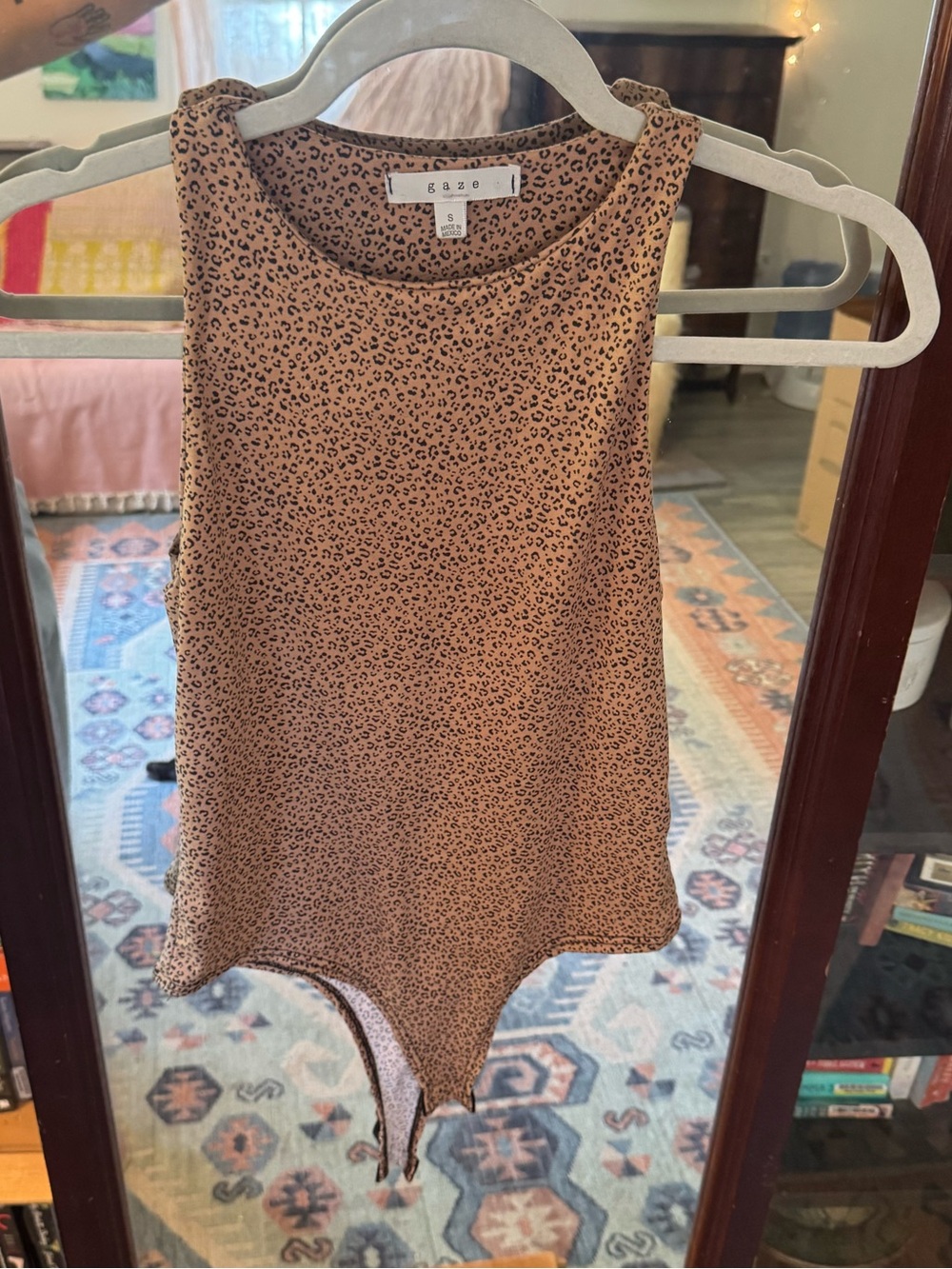 Gaze Leopard Print Bodysuit- Make an Offer!